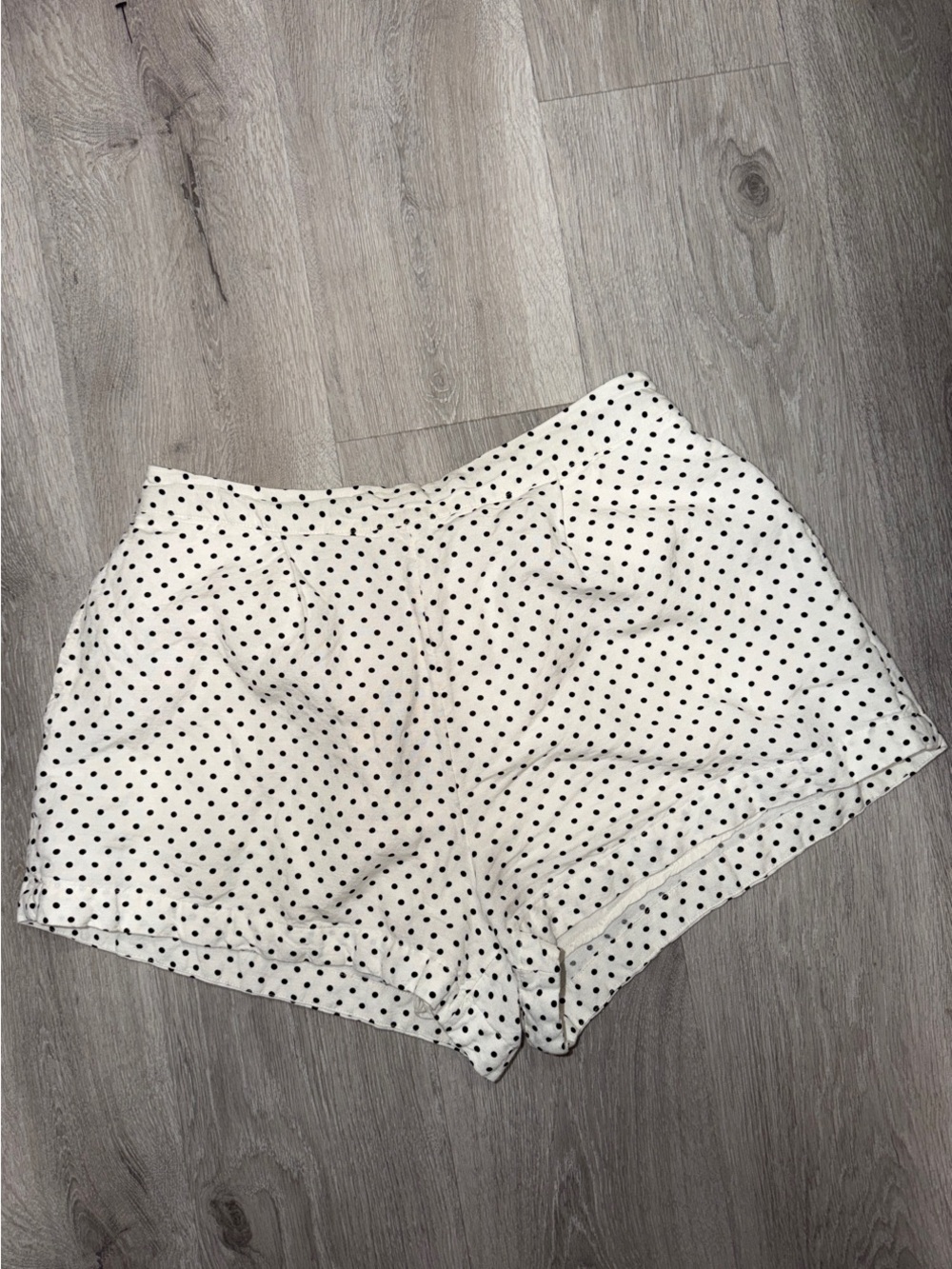 Kate Spade x Target White Polka Dot High Waist Shorts